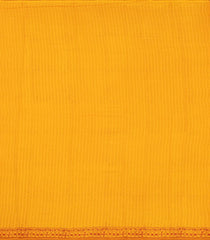 Turmeric Yellow Woven Pure Silk Saree With Printed Floral Motifs-PS0674