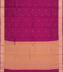 Magenta Woven Pure Silk Saree With Zari Buttas-EC2615