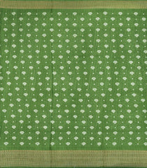 Green Printed Synthetic Dola Saree With Zari Stripes & Border-BL5397