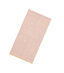 Taupe Handloom Bengal Cotton Saree With Coin Buttas-BG1663