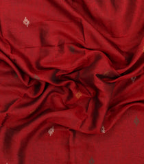 Red Printed Blended Erode Cotton Saree With Zari Border-SY0460