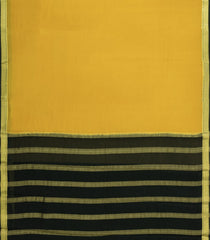 Mustard Woven Mysore Silk Saree With Contrast Border-MS3714