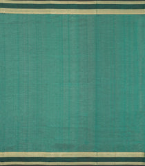 Sea Green Handloom Silk Cotton Saree With Zari Buttas-SC4551