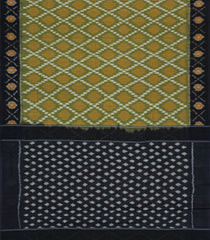 Light Green Handwoven Orissa Cotton Saree With Tie & Dye Motifs-OR0923