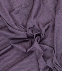 Lilac Handloom Gadwal Silk Cotton Saree With Stripes -GA0275