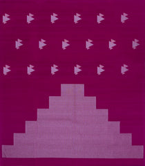 Magenta Handloom Soft Silk Saree With Triangle Buttas-SO4700