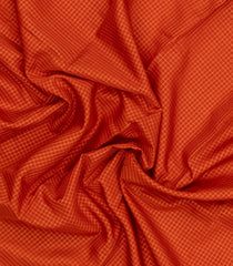 Red Woven Blended Viscose Saree With Zari Checks-BL6099