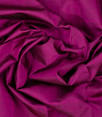 Magenta Handloom Kanchipuram 9 Yards Silk Saree With Contrast Border-KA13405