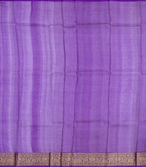 Purple Woven Pure Organza Silk Saree With Zari Buttas-KS1082