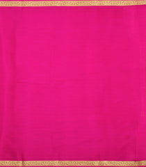 Off White Woven Mysore Silk Saree With Contrast Zari Border-MS3808