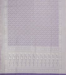 Lavender Woven Art Dupion Saree With Floral Zari Motifs-BL5970