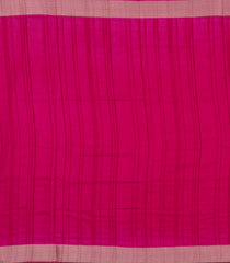 Hot Pink Printed Art Dola Silk Saree With Zari Border-BL5769