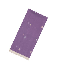 Lilac Handloom Bengal Cotton Saree With Meena Buttas-BG1959