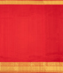 Blue Handloom Korvai Kanchipuram Silk Saree With Motif Zari Stripes-KA16831