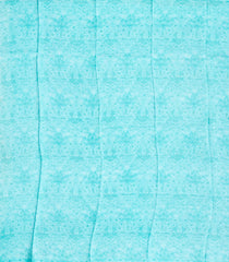 Light Blue Woven Pure Silk Saree With Printed Floral Motifs-PS0580
