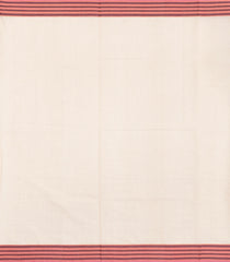 Taupe Handloom Village Cotton Saree With Buttas-VC1611