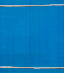 Sky Blue Woven Pure Silk Saree With Zari Checks-EC2613