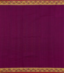 Burgundy Handloom Kanchipuram Silk Saree With Meena Buttas-KA15379