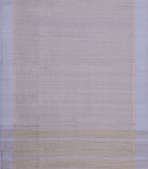 Lavender Printed Synthetic Dupion Saree With Stripes-BL6061