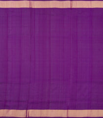 Purple Handloom Uppada Silk Saree With Floral Zari Motifs-UP0431