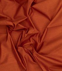 Rust Woven Art Dupion Saree With Meena Floral Border-BL5935