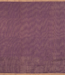 Lilac Handloom Maheswari Silk Cotton Saree With Zari Stripes-SC4854