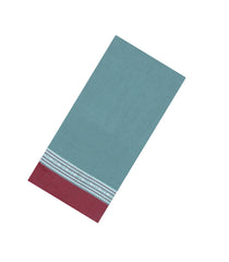 Grey Woven Bengal Cotton Saree With Contrast Border-BG1734