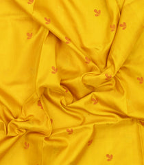 Yellow Handloom Uppada Silk Saree With Meena Floral Buttas-UP0367