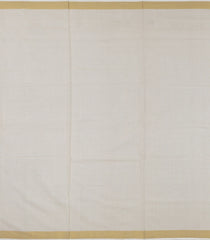 Off White Handloom Kerala Cotton Saree With Annam Buttas-KEC1045