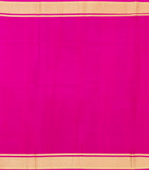 Hot Pink Woven Mysore Silk Saree With Zari Motifs-MS3659