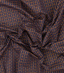 Lilac Handloom Kanchi Cotton Saree With Checks & Buttas-KC1589