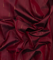 Dark Maroon Handloom Kanchipuram Silk Saree With Raindrop Buttas-KA16204