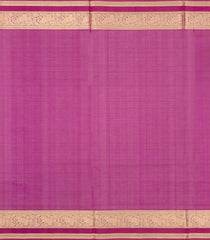 Hot Pink Handloom Silk Cotton Saree With Dotted Checks-SC4333