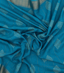 Lilac Woven Synthetic Chiffon Saree With Printed Diamond Motifs-BL4909