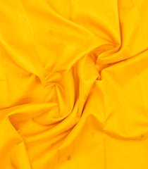 Yellow Handloom Kanchipuram Silk Saree With Zari Buttas-KA15947