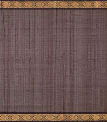 Orange Handloom Korvai Silk Cotton Saree With Contrast Zari Border-SC4978
