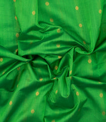 Light Green Handloom Korvai Silk Cotton Saree With Zari Buttas-SC4976