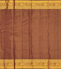 Maroon Handloom Kanchipuram Vairaoosi Silk Saree With Annam, Chakaram Butta-Maroon