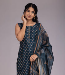 Teal Green Festive Kurta Set -RC5579