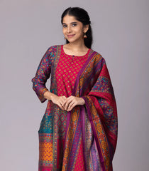 Multicolour Printed Kurta Set-RC5588