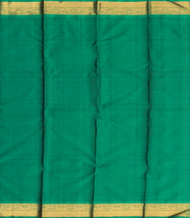 Sea Green Handloom Kanchipuram Silk Saree With Annam Buttas-KA12387