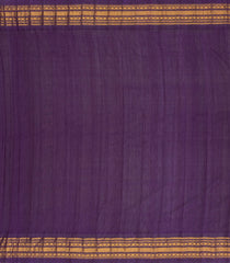 Dark Green Handloom Gadwal Silk Cotton Saree With Buttas & Contrast Border-GA0211
