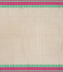 Taupe Handloom Bengal Cotton Saree With Diamond Buttas