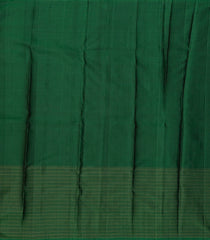 Yellow Handloom Kanchipuram Silk Saree With Striped Border-KA12400