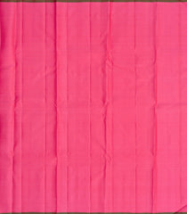 Peach Handloom Kanchipuram Silk Saree With Elephant Buttas-KA12389