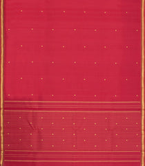 Crimson Handloom Kanchipuram Silk Saree With Raindrop Buttas-KA16205
