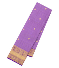 Lavender Woven Pure Silk Saree With Zari Buttas-KA16903
