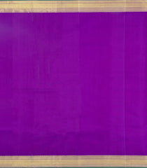 Purple Handloom Kanchipuram Silk Saree With Buttas & Zari Border-KA15697