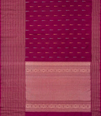 Magenta Handloom Soft Silk Saree With Temple Buttas-SO4049