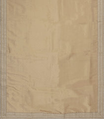 Taupe Woven Synthetic Blended Saree With Embroidered Border-EN1998
